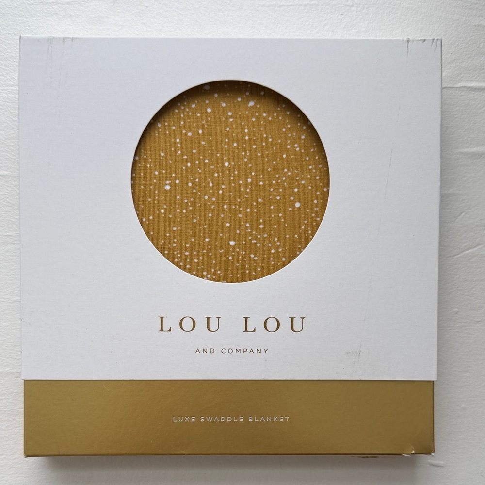 NWT Lou Lou & Company Luxe Swaddle Blanket